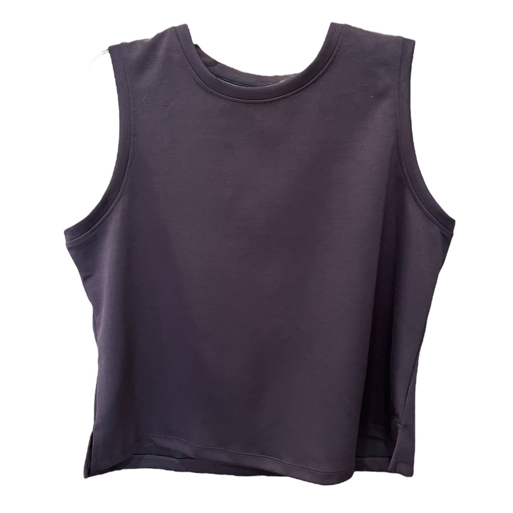 NWT Afitne Active Lifestyle Navy Sleeveless Tee Size L